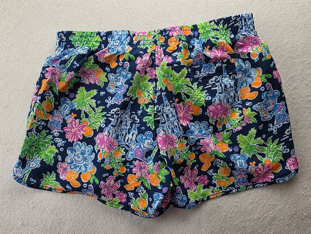 Disney x Lilly Pulitzer Minnie Mickey Floral Short Size XS